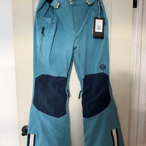 Burton Women’s Teal and Navy Snow Pants